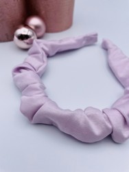 scrunchie haarreifen baumwolle glänzend silvester weihnachten flieder